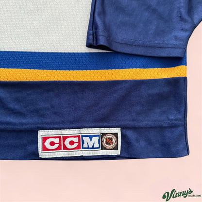 Vintage CCM NHL St Louis Blues Hockey Jersey Mens Large