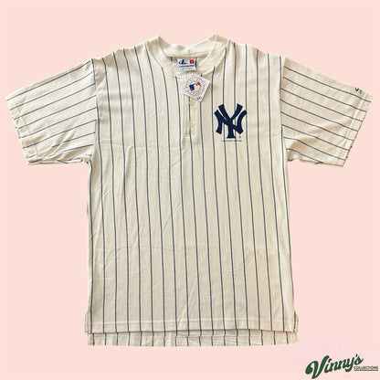 Vintage 2000 Logo Athletic MLB New York Yankees Baseball Shirt Mens Large