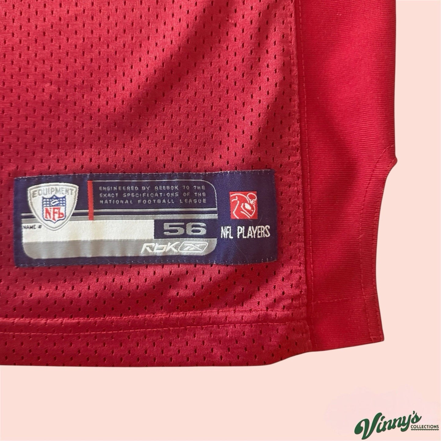 Reebok NFL San Francisco 49ers Frank Gore Football Jersey Mens 56 2XL