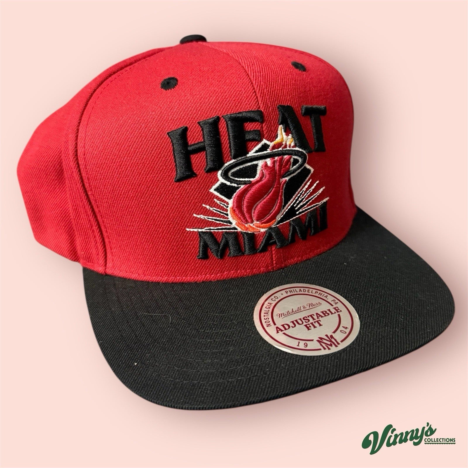 Mitchell & Ness NBA Miami Heat Basketball SnapBack Hat