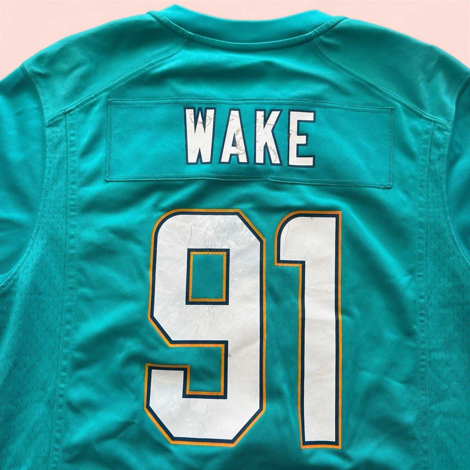 Nike NFL Miami Dolphins Cameron Wake Football Jersey Mens Medium