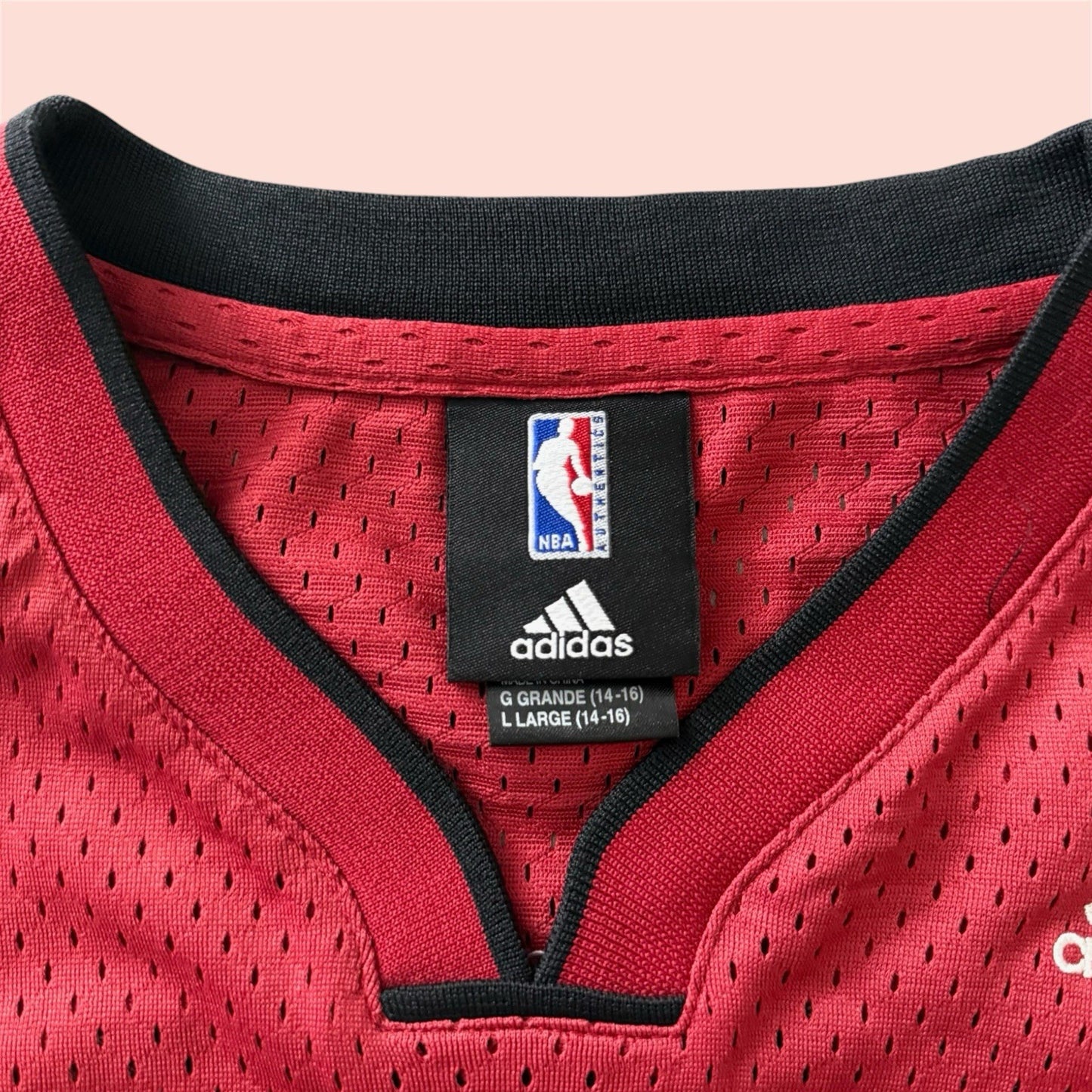 Adidas NBA Miami Heat Michael Beasley Basketball Jersey Youth Large