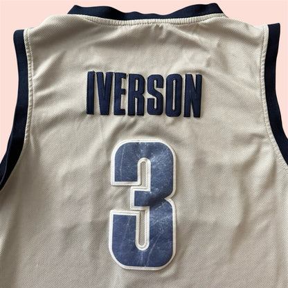 Nike NCAA Georgetown Hoyas Allen Iverson College Basketball Jersey Mens Large