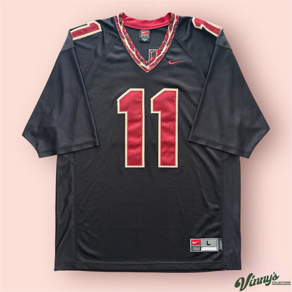 Nike NCAA Florida State Seminoles FSU #11 College Football Jersey Mens Large