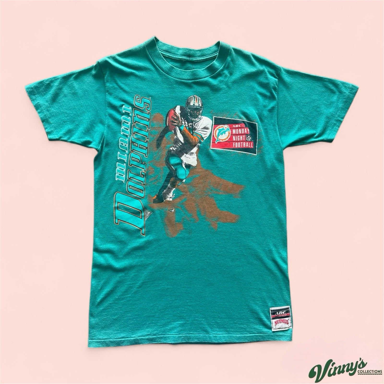 Vintage Nutmeg NFL Miami Dolphins Football Shirt Mens Medium