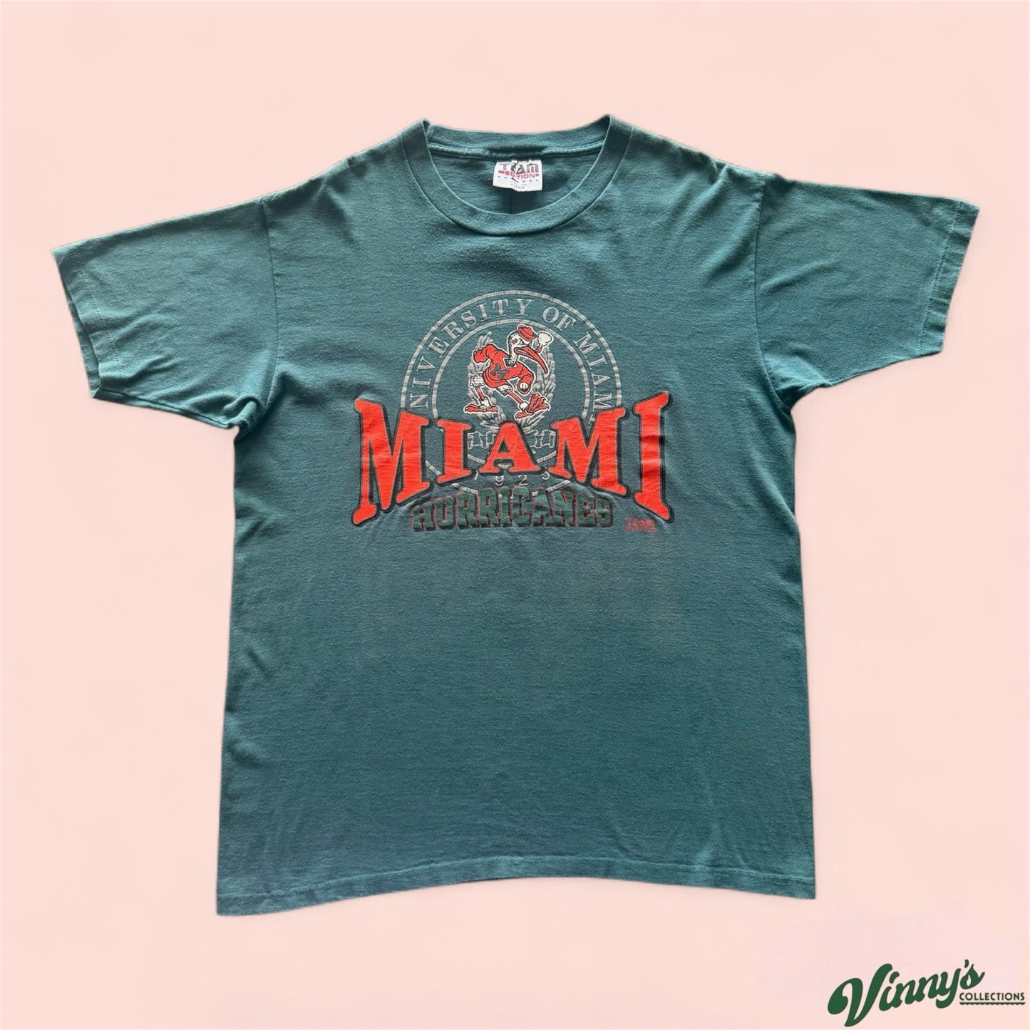 Vintage NCAA Miami Hurricanes College Shirt Mens XL