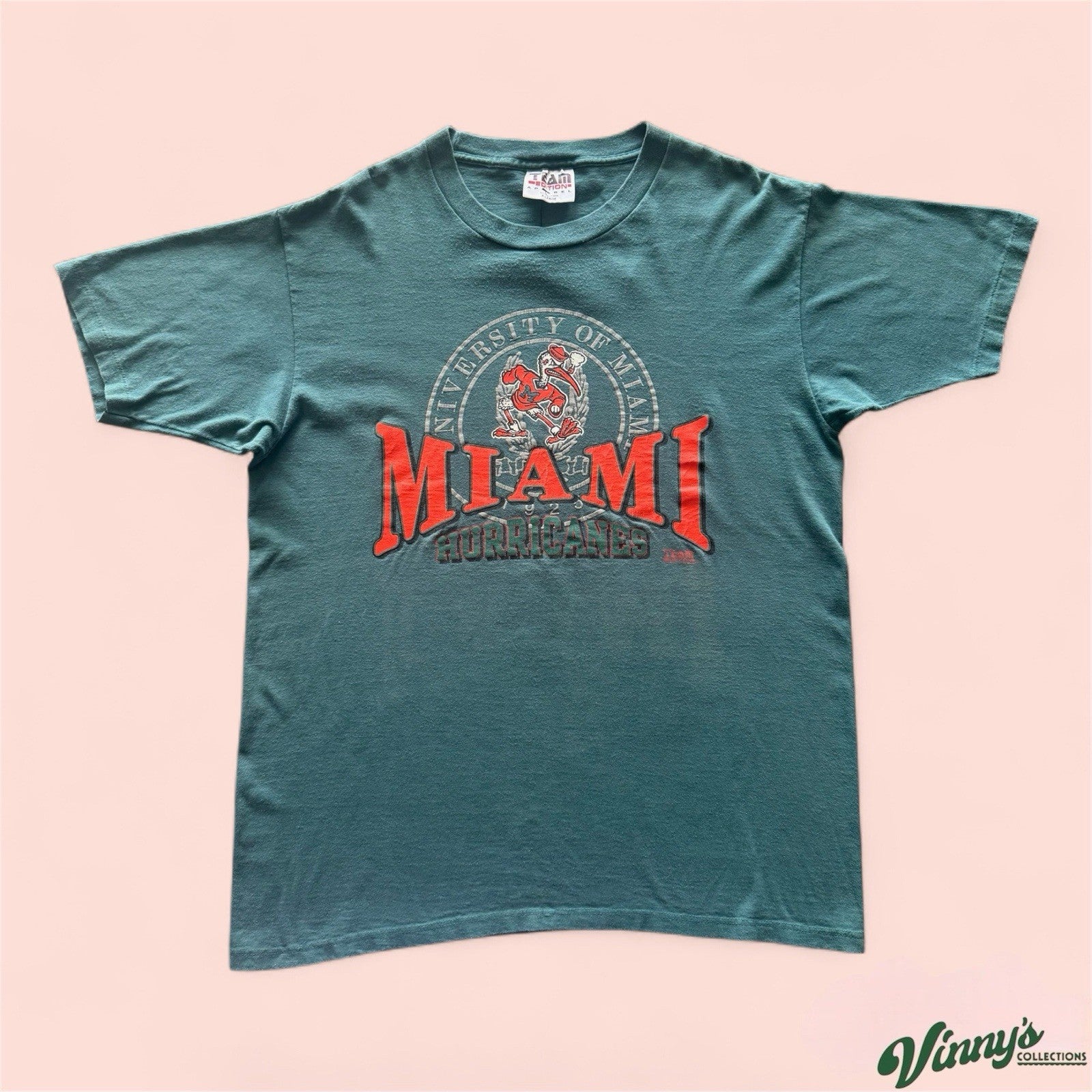 Vintage NCAA Miami Hurricanes College Shirt Mens XL