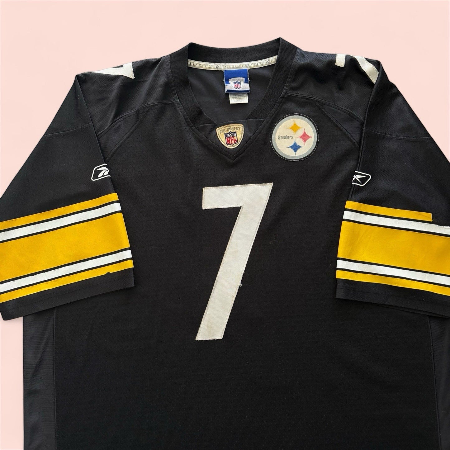 Reebok NFL Pittsburgh Steelers Ben Roethlisberger Football Jersey Mens 2XL