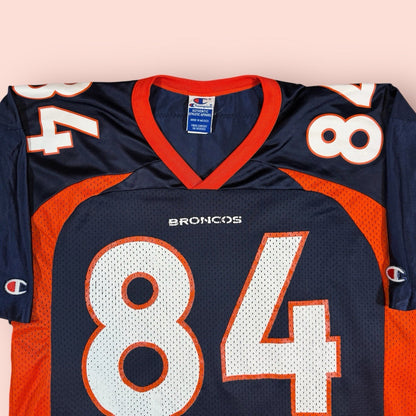 Vintage Champion NFL Denver Broncos Shannon Sharpe Football Jersey Mens 44 Large