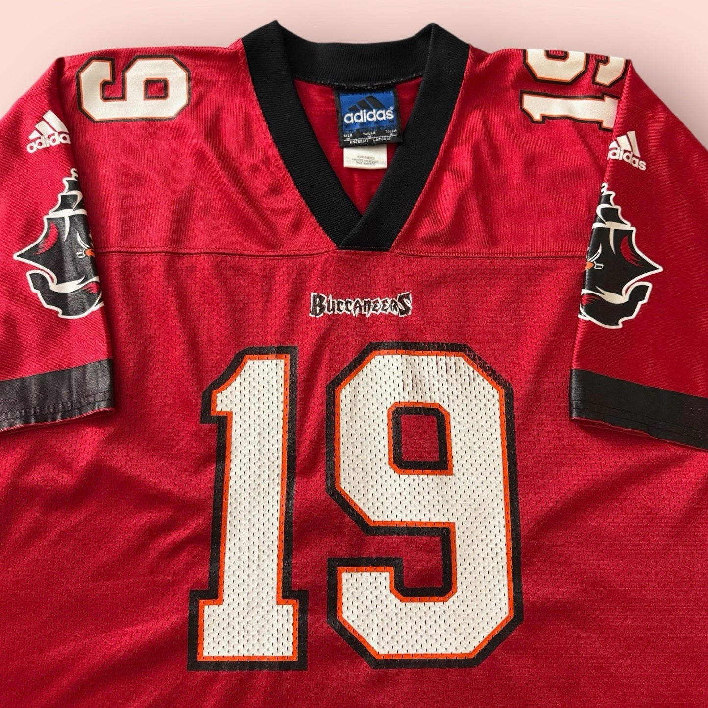 Vintage Adidas NFL Tampa Buccaneers Keyshawn Johnson Football Jersey Mens Medium