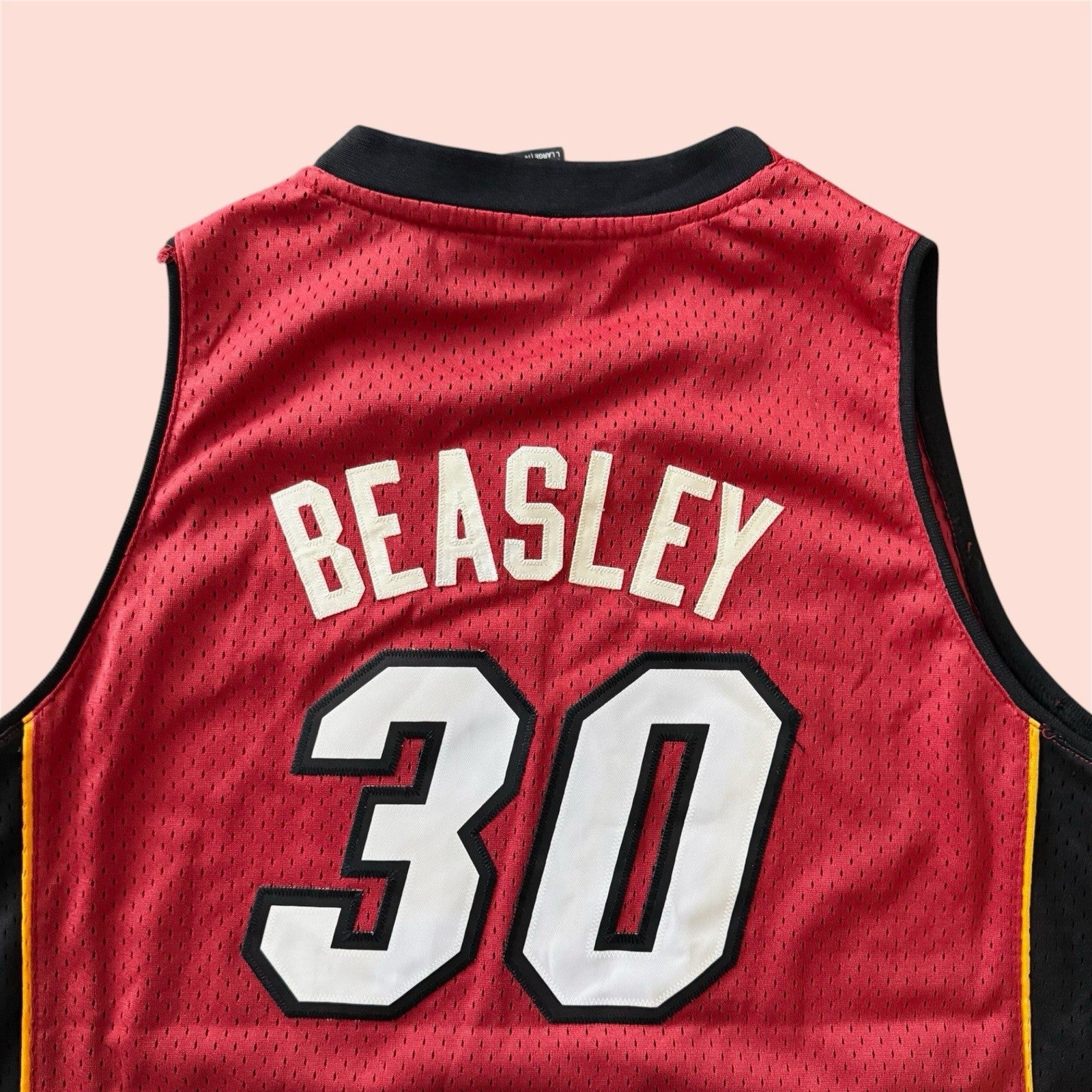 Adidas NBA Miami Heat Michael Beasley Basketball Jersey Youth Large