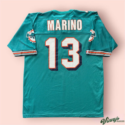 Champion NFL Miami Dolphins Dan Marino Football Jersey Mens 44 Large