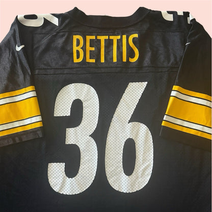 Nike NFL Pittsburgh Steelers Jerome Bettis Football Jersey Mens Large