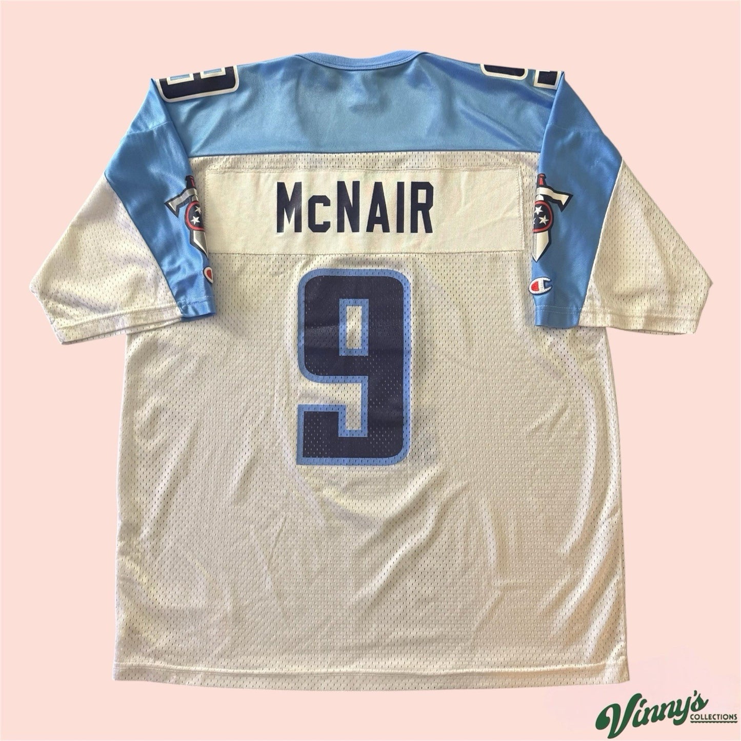 Champion NFL Tennessee Titans Steve McNair Football Jersey Mens 40 Medium