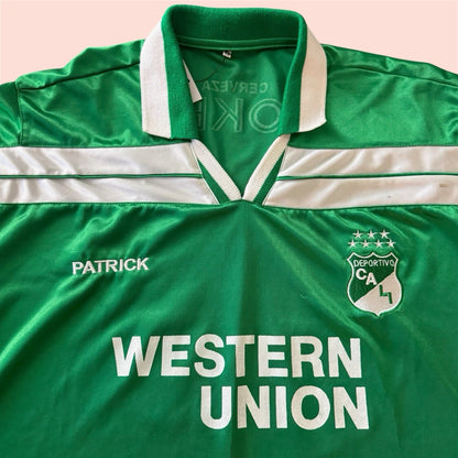 Vintage 2003 Deportivo Cali Colombia Patrick Soccer Jersey Home Kit Mens XL