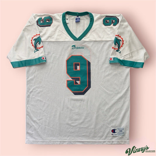 Champion NFL Miami Dolphins Jay Fiedler Football Jersey Mens 44 Large