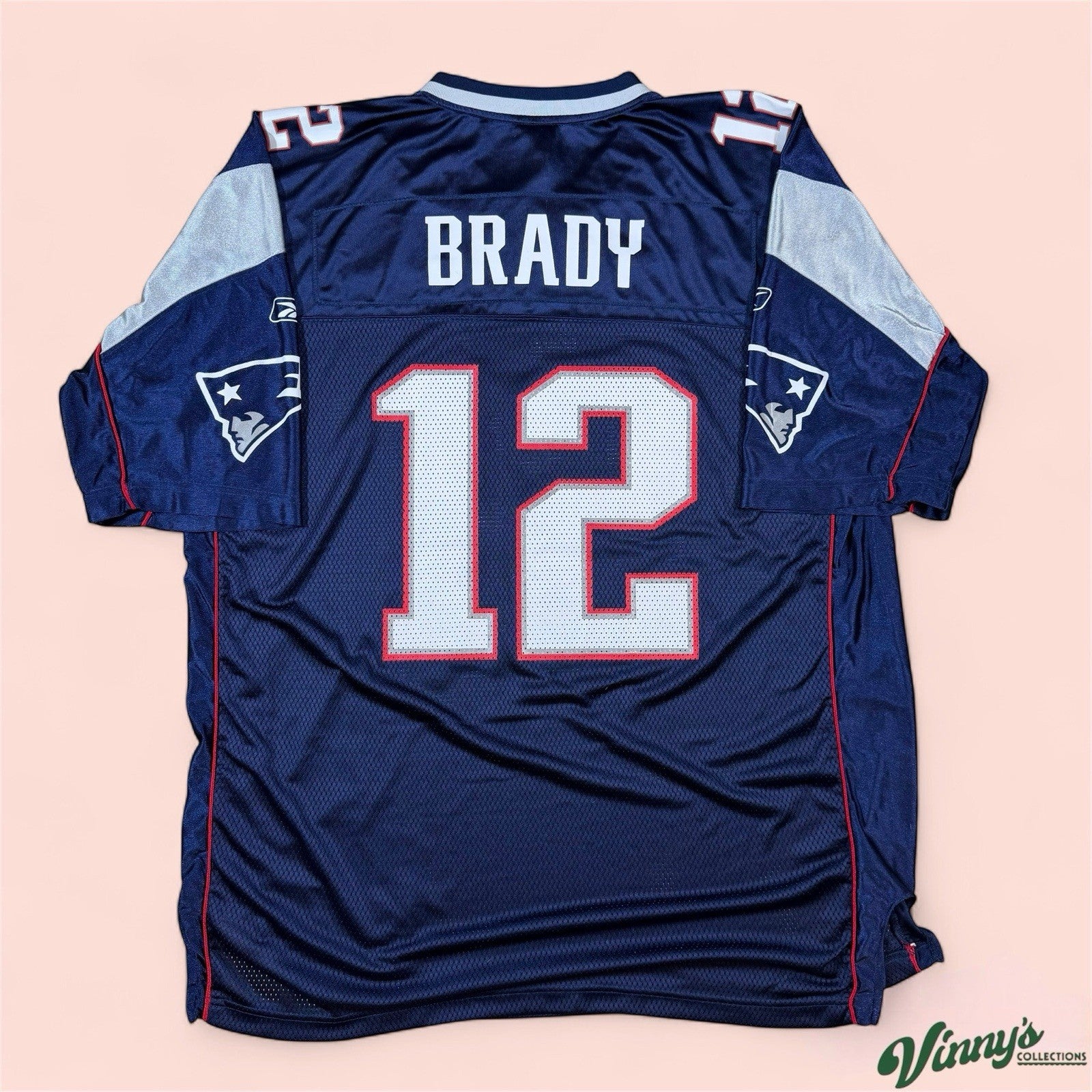 Reebok NFL New England Patriots Tom Brady Football Jersey Mens 2XL