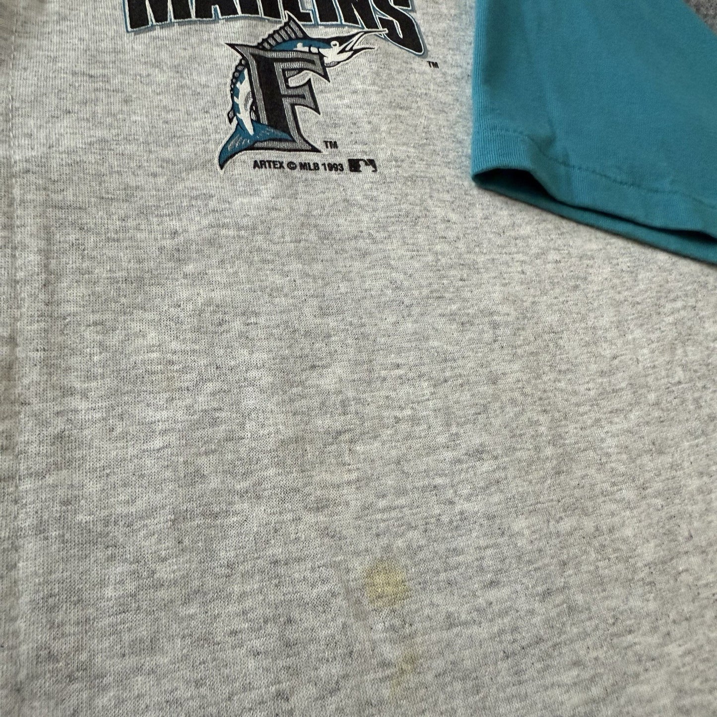 Vintage Artex MLB Florida Marlins Baseball Jersey Shirt Mens XL