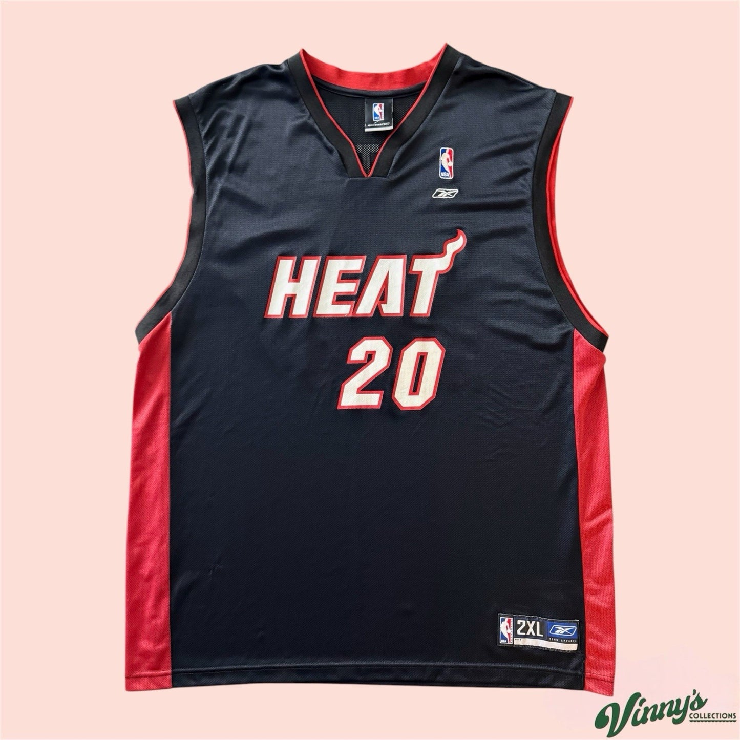 Reebok NBA Miami Heat Gary Payton Basketball Jersey Mens 2XL