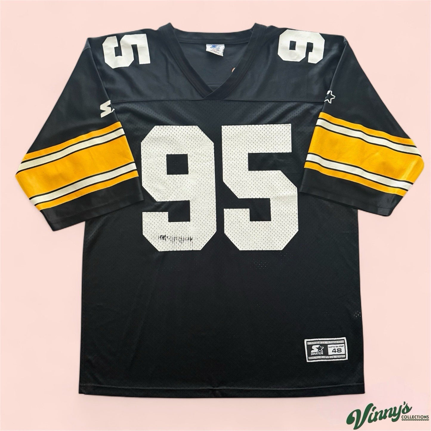 Starter NFL Pittsburgh Steelers Greg Lloyd Football Jersey Mens 48 Large