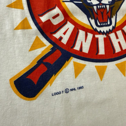 Vintage Logo 7 Florida Panthers Hockey Shirt Mens XL