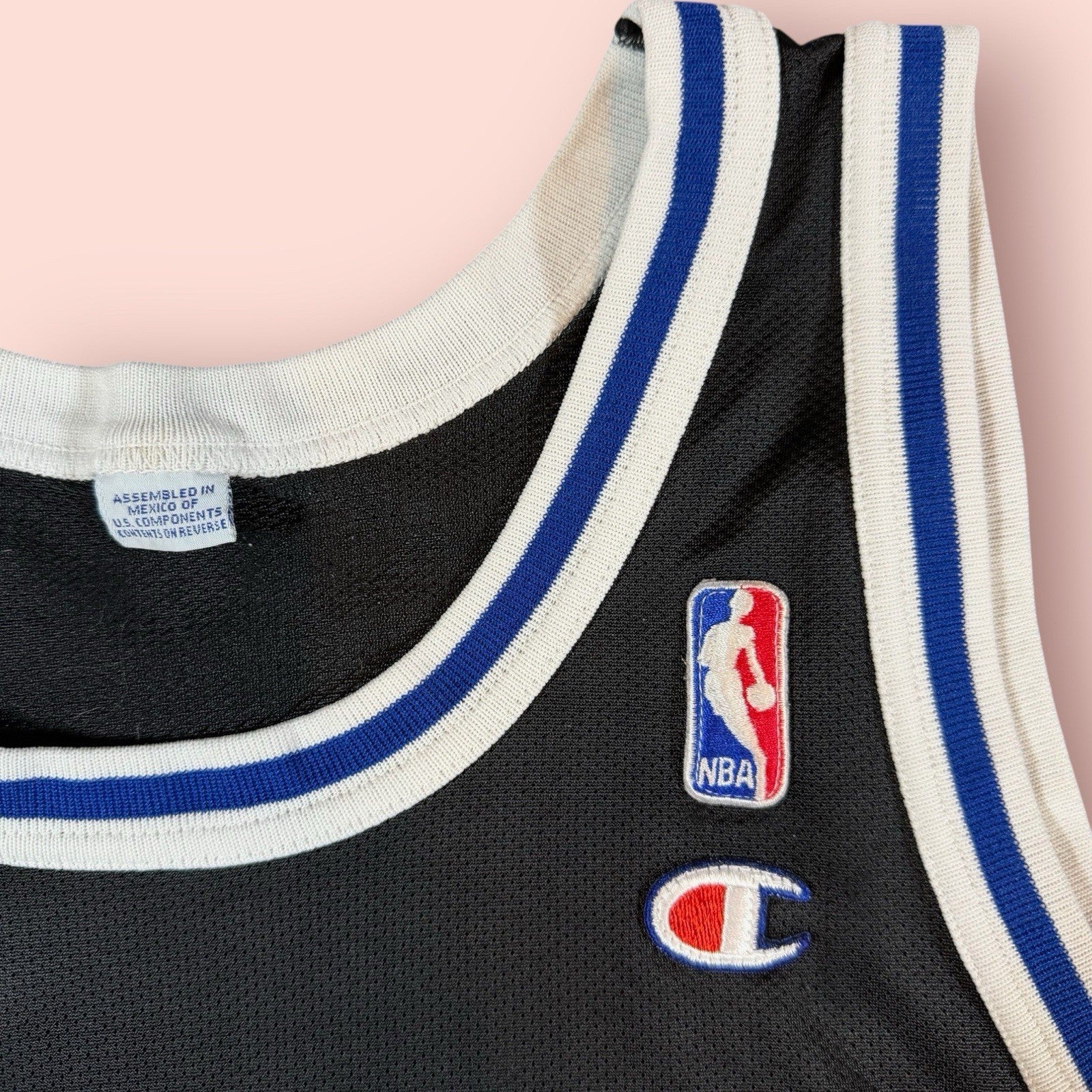 Champion NBA Orlando Magic Shaquille Oneal Basketball Jersey Mens 44 Large