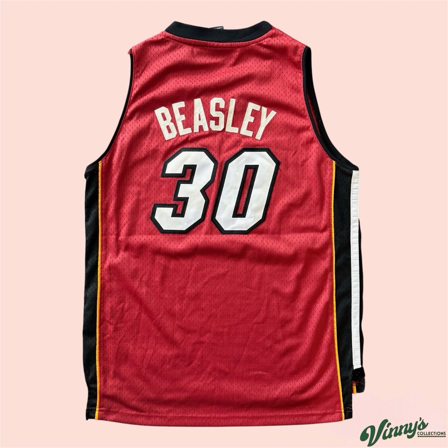 Adidas NBA Miami Heat Michael Beasley Basketball Jersey Youth Large