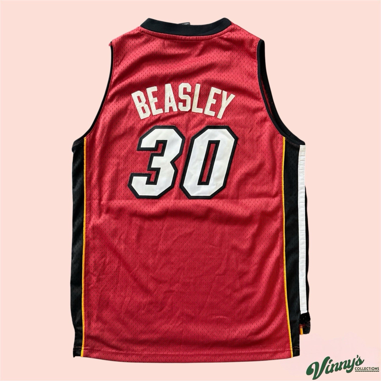 Adidas NBA Miami Heat Michael Beasley Basketball Jersey Youth Large