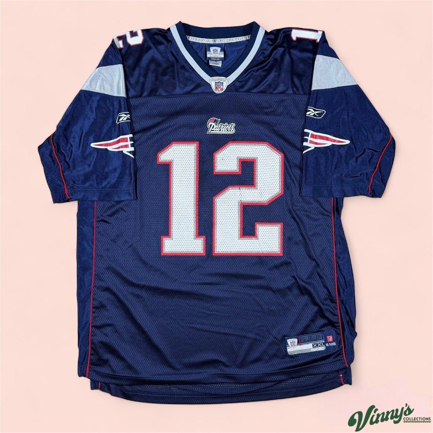 Reebok NFL New England Patriots Tom Brady Football Jersey Mens 2XL
