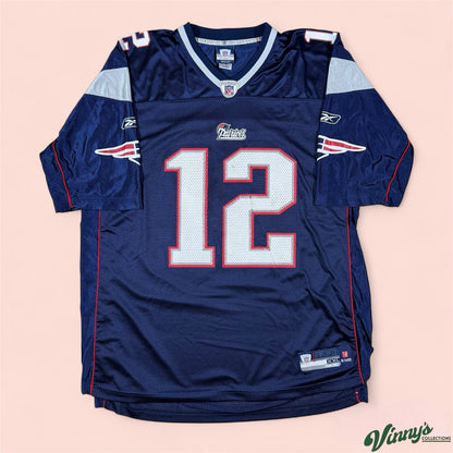 Reebok NFL New England Patriots Tom Brady Football Jersey Mens 2XL