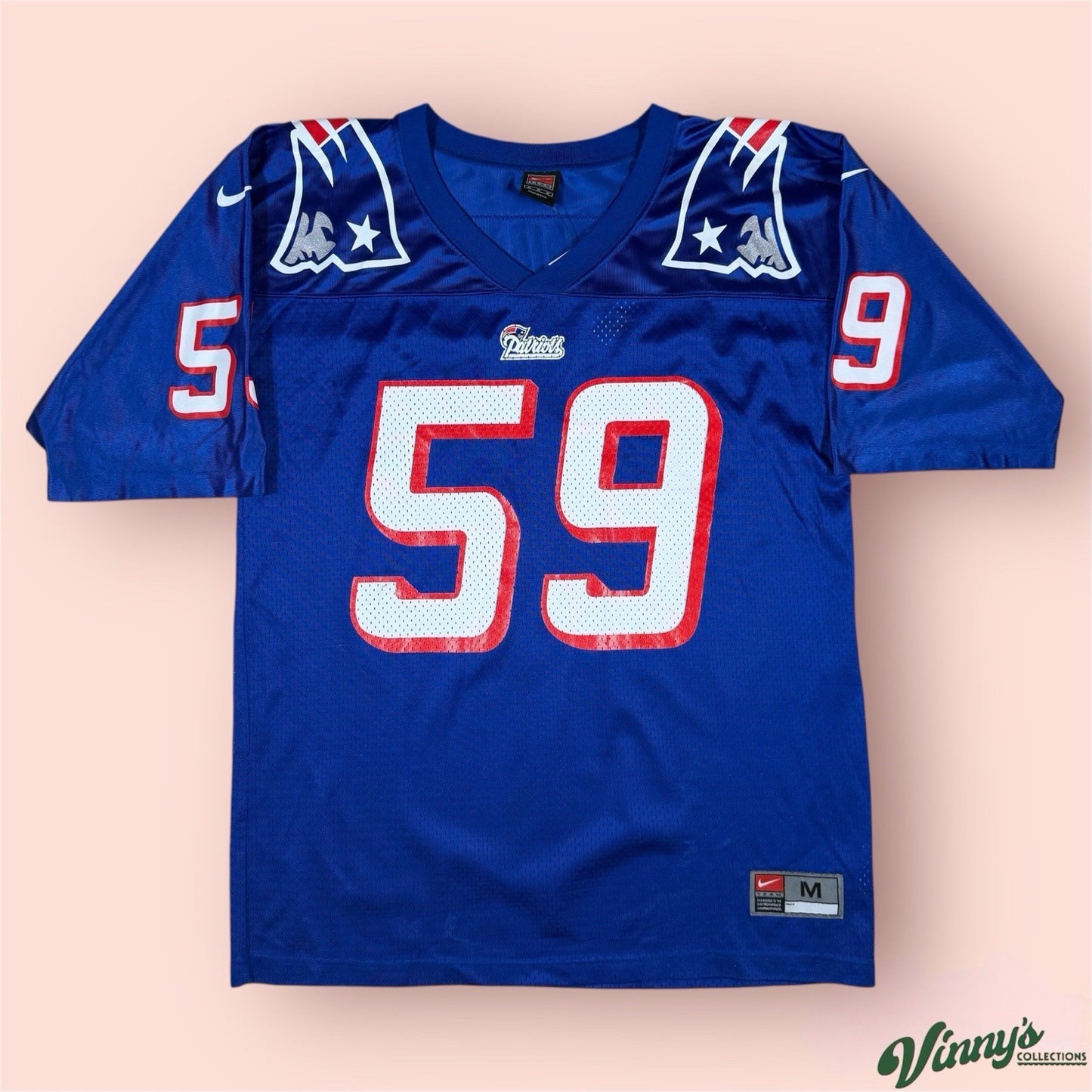 Nike NFL New England Patriots Andy Katzenmoyer Football Jersey Mens Medium