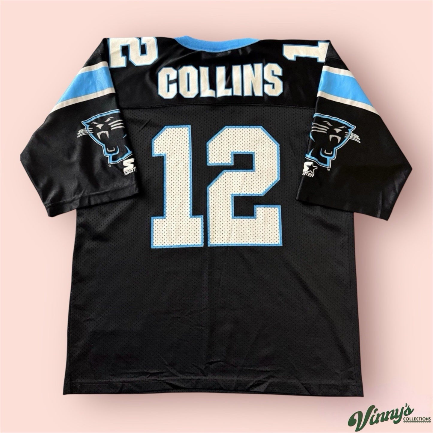 Vintage Starter NFL Carolina Panthers Kerry Collins Football Jersey Mens Large