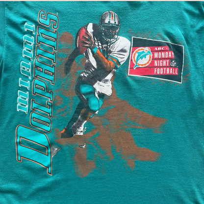 Vintage Nutmeg NFL Miami Dolphins Football Shirt Mens Medium