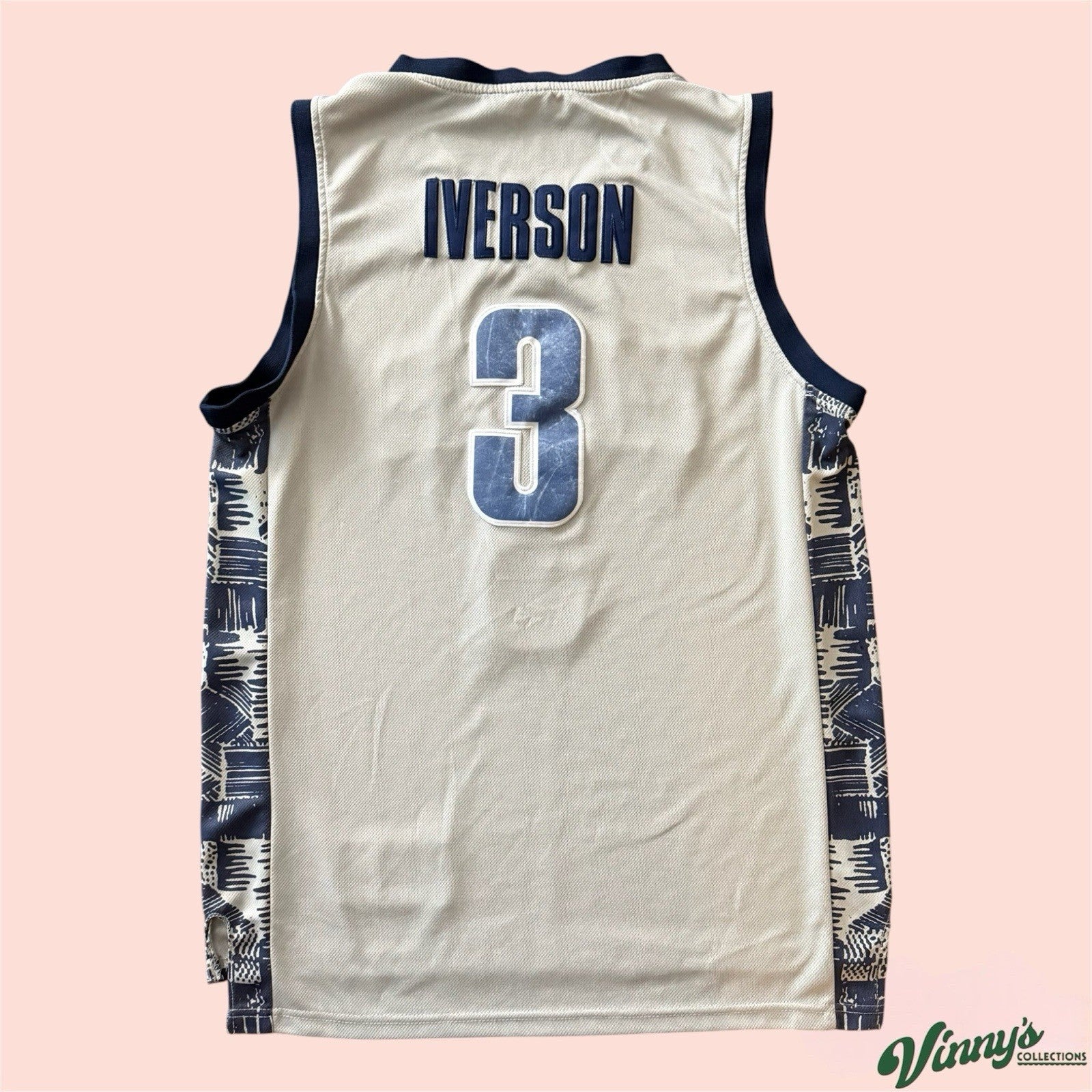 Nike NCAA Georgetown Hoyas Allen Iverson College Basketball Jersey Mens Large