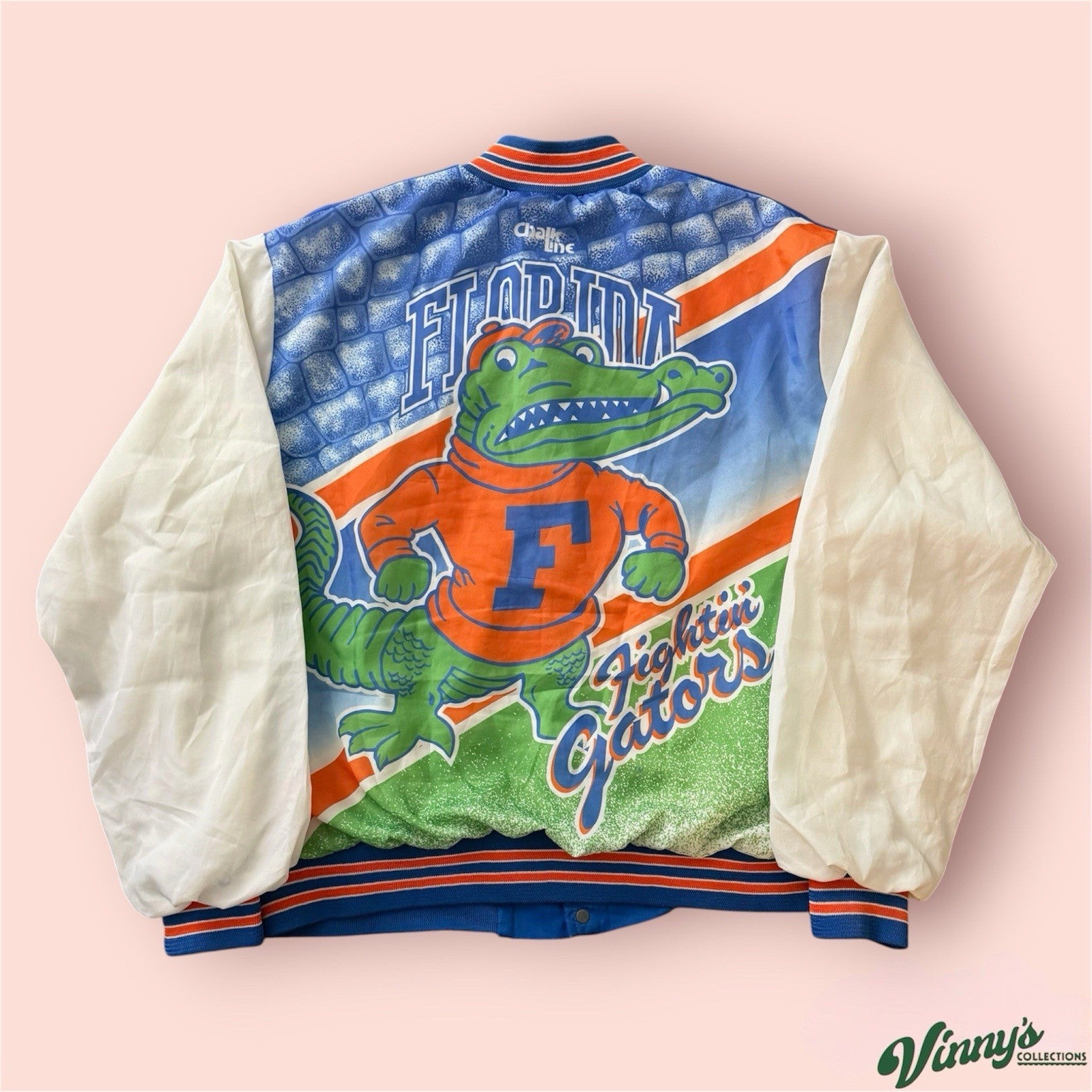 Vintage Chalk Line NCAA Florida Gators Fanimation Bomber Jacket Mens XL