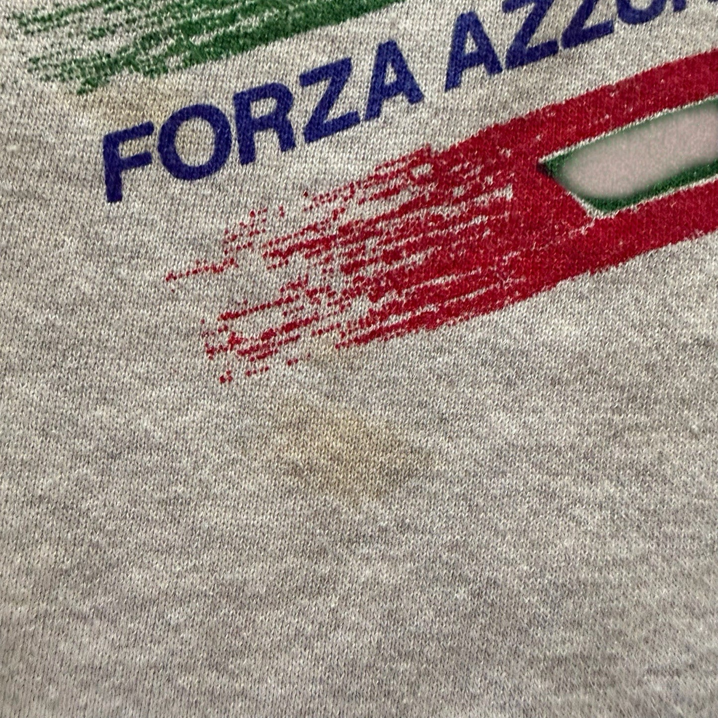 Vintage World Cup Italy Soccer Sweatshirt Mens Large