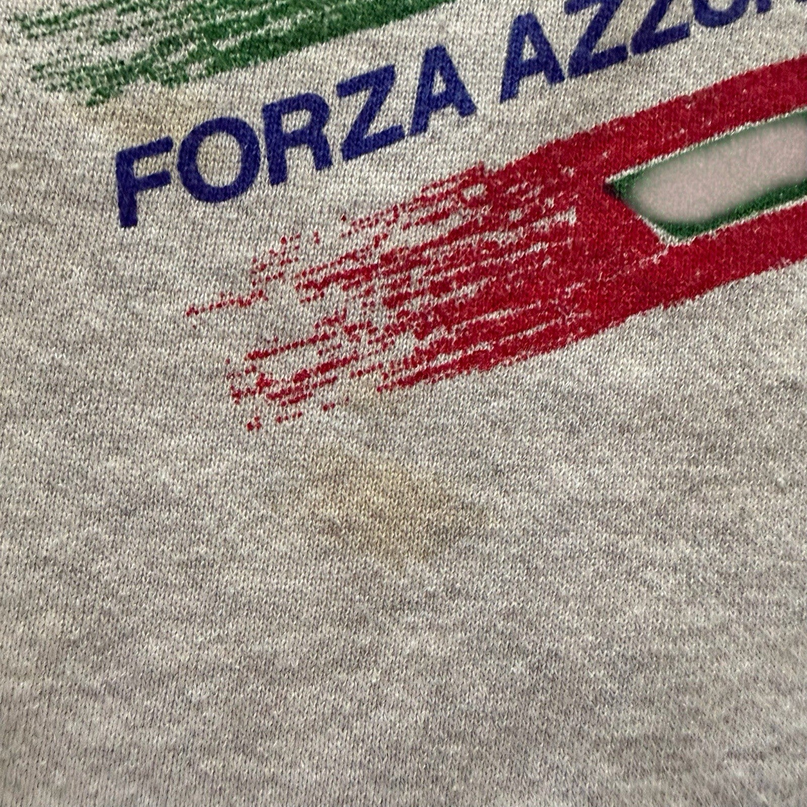Vintage World Cup Italy Soccer Sweatshirt Mens Large