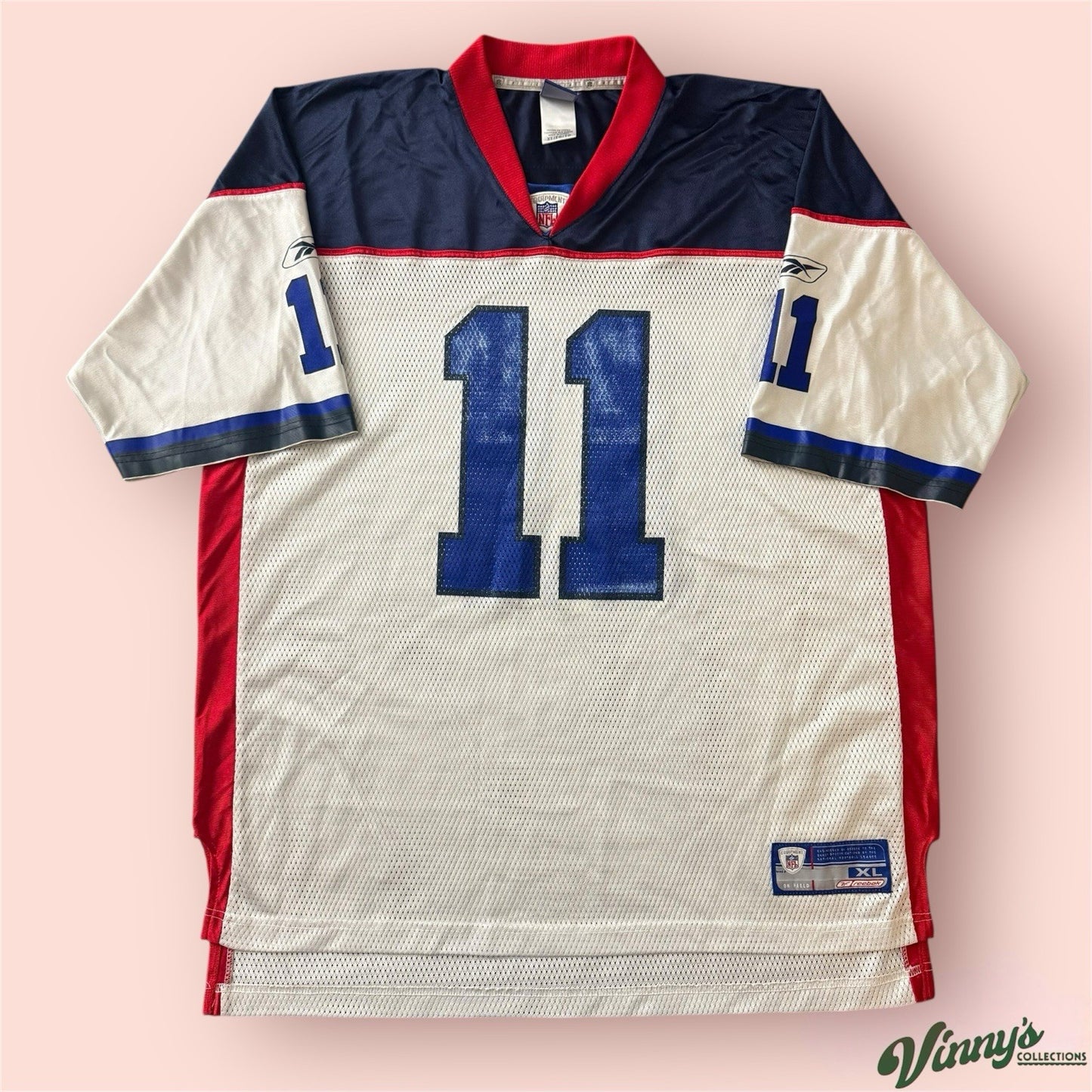 Reebok NFL Buffalo Bills Drew Bledsoe Football Jersey Mens XL