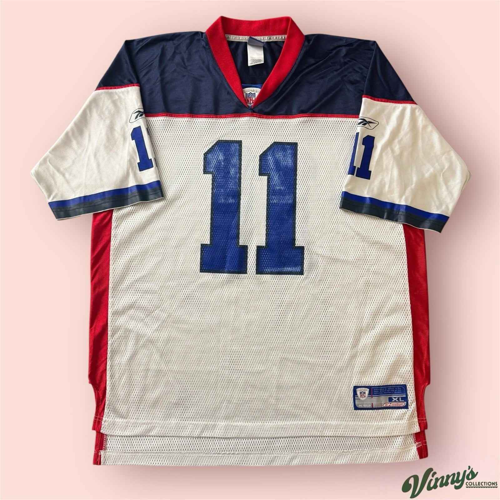 Reebok NFL Buffalo Bills Drew Bledsoe Football Jersey Mens XL