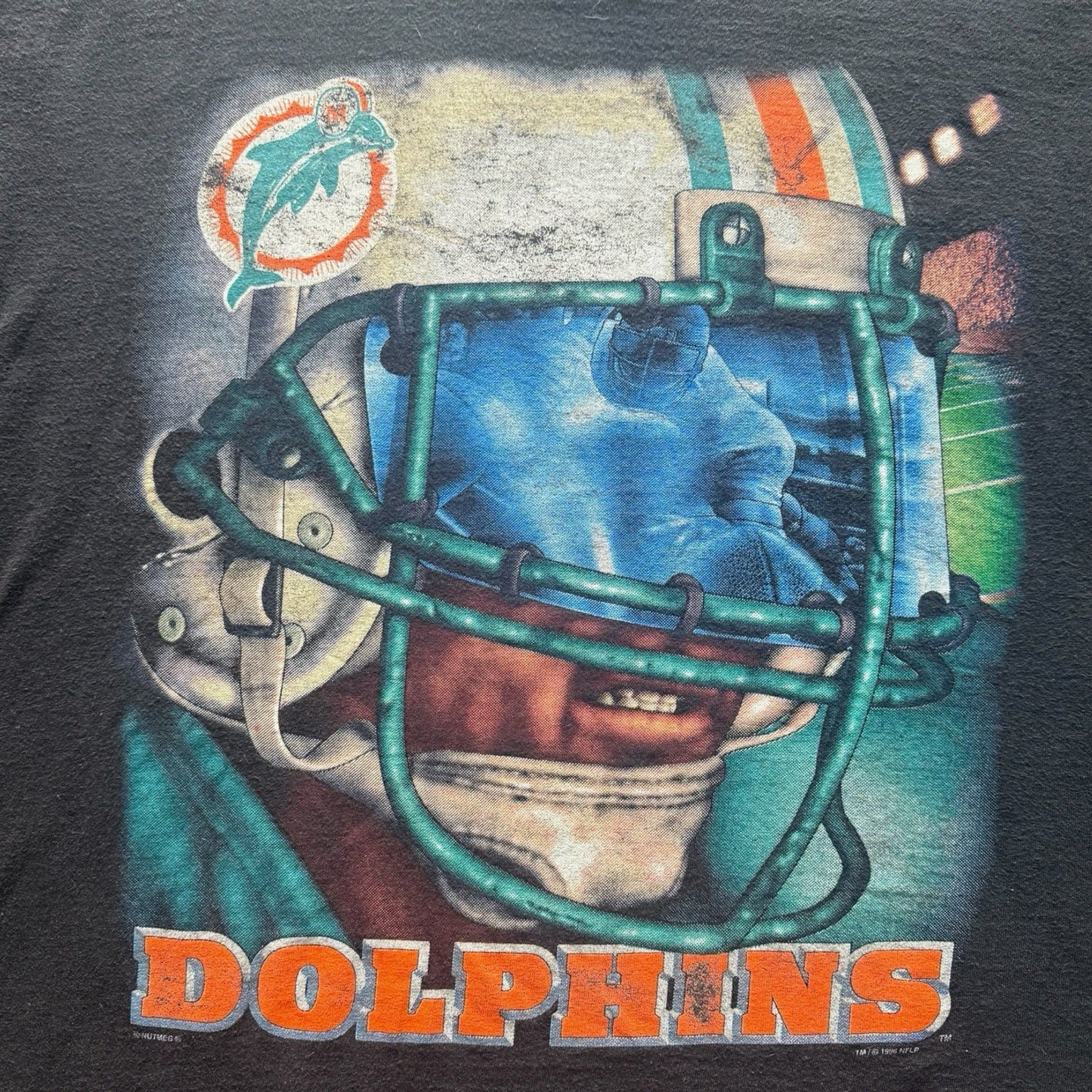 Vintage Lee Sport NFL Miami Dolphins Football Shirt Mens Large