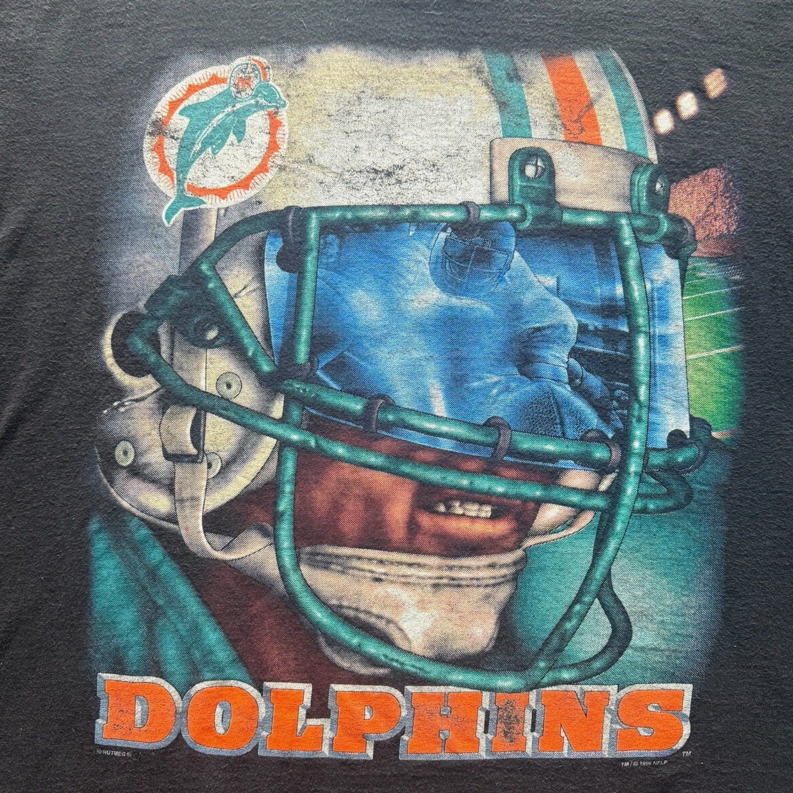 Vintage Lee Sport NFL Miami Dolphins Football Shirt Mens Large