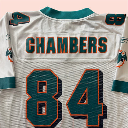 Reebok NFL Miami Dolphins Chris Chambers Football Jersey Mens Small