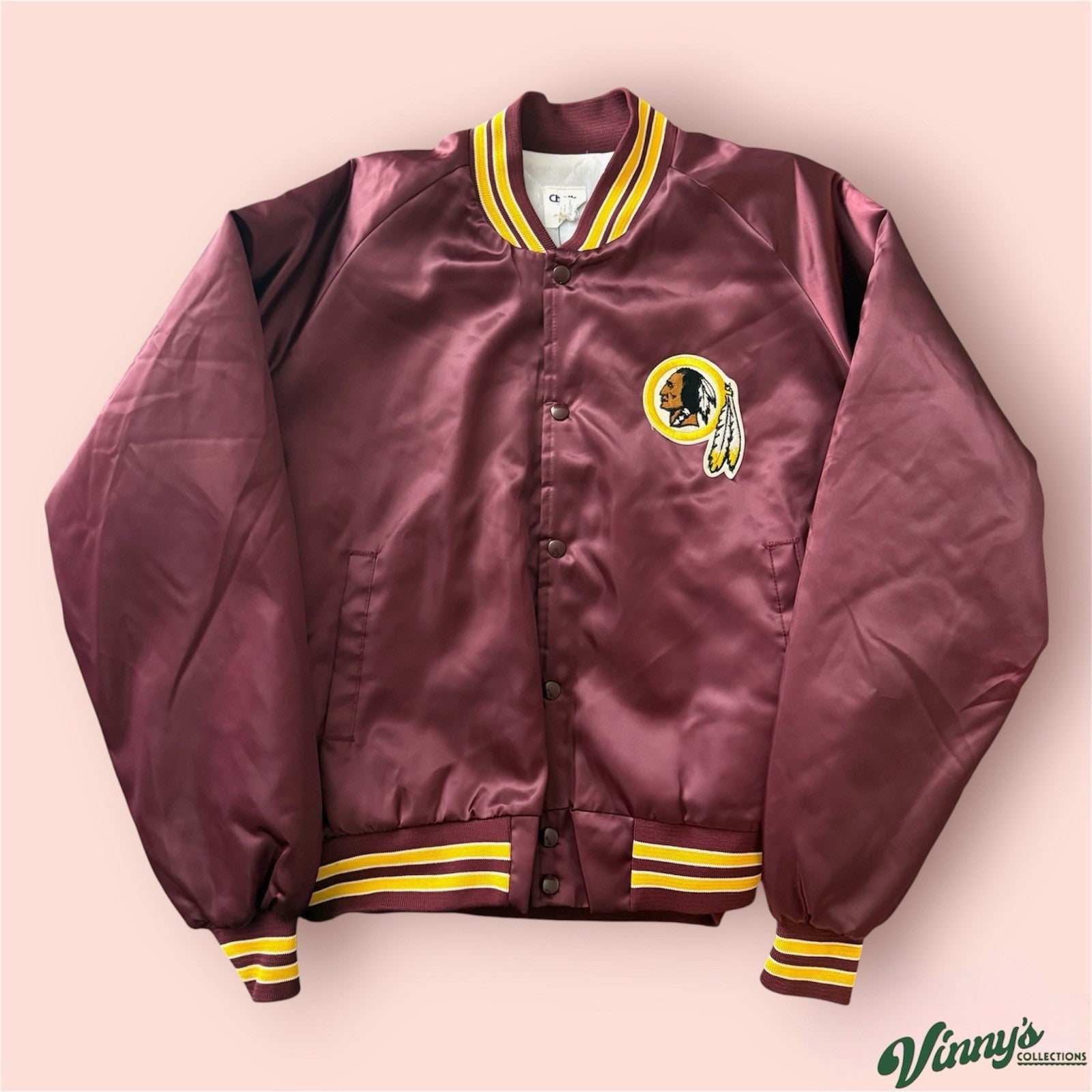 Vintage Chalk Line NFL Washington Redskins Football Bomber Jacket Mens XL