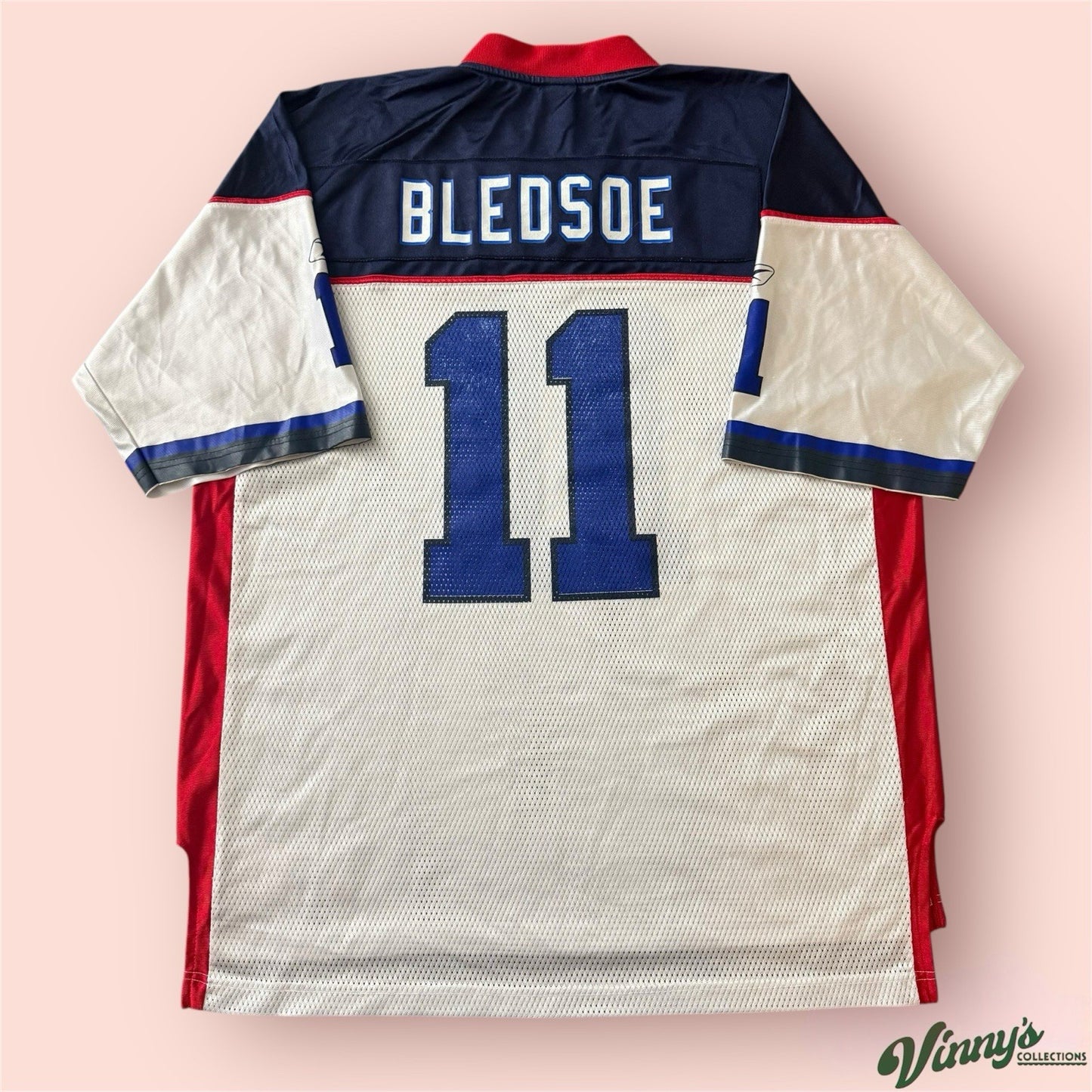 Reebok NFL Buffalo Bills Drew Bledsoe Football Jersey Mens XL