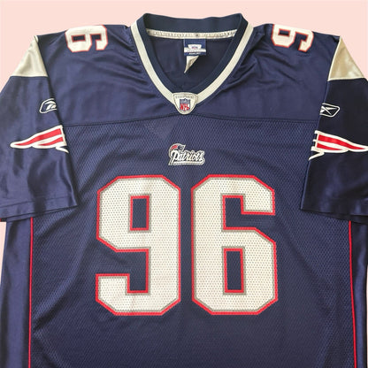 Reebok NFL New England Patriots Adalius Thomas Football Jersey Mens XL