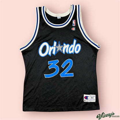 Champion NBA Orlando Magic Shaquille Oneal Basketball Jersey Mens 44 Large