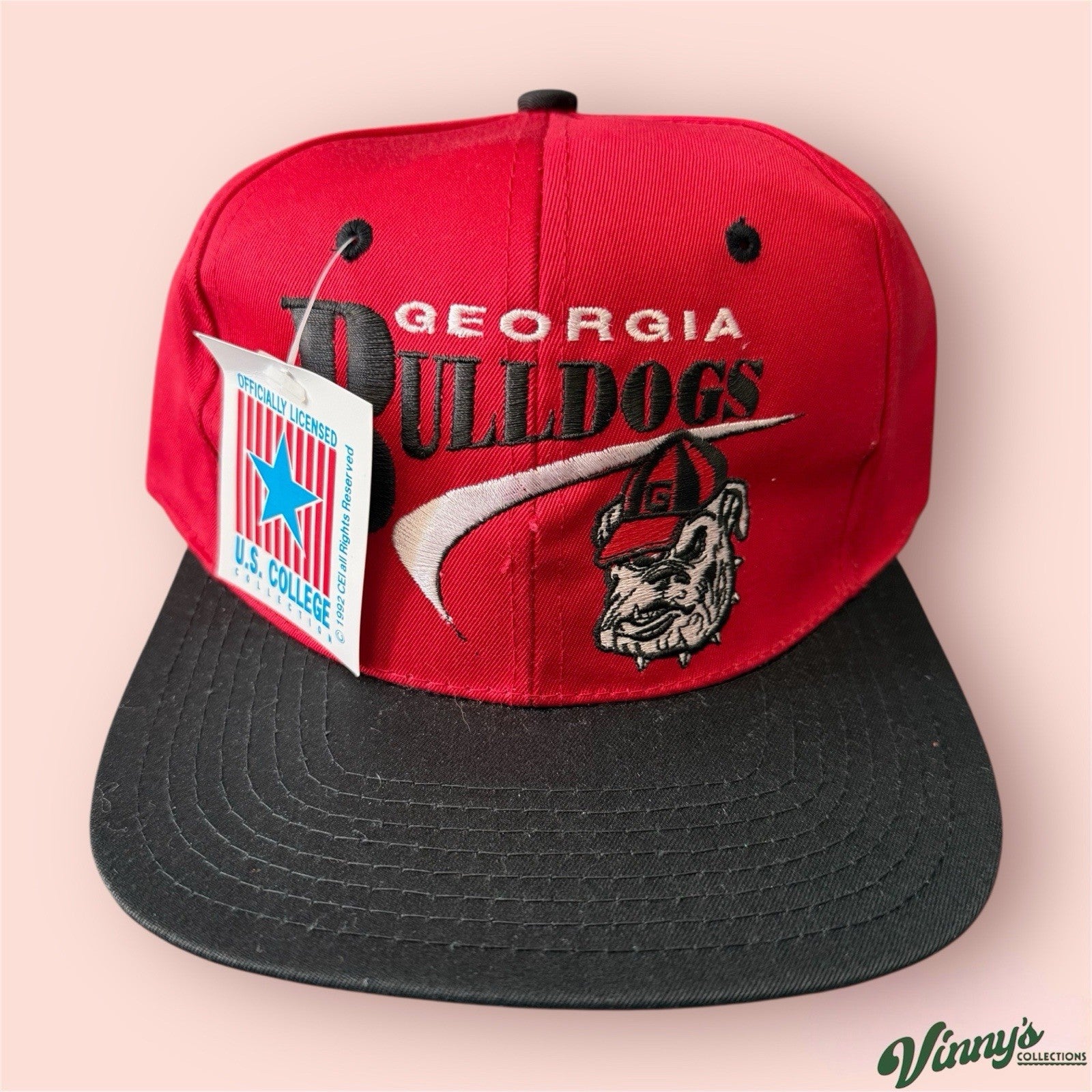 Vintage NCAA Georgia Bulldogs College SnapBack Hat