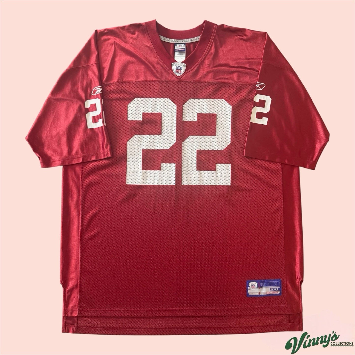 Reebok NFL Arizona Cardinals Emmitt Smith Football Jersey Mens 2XL