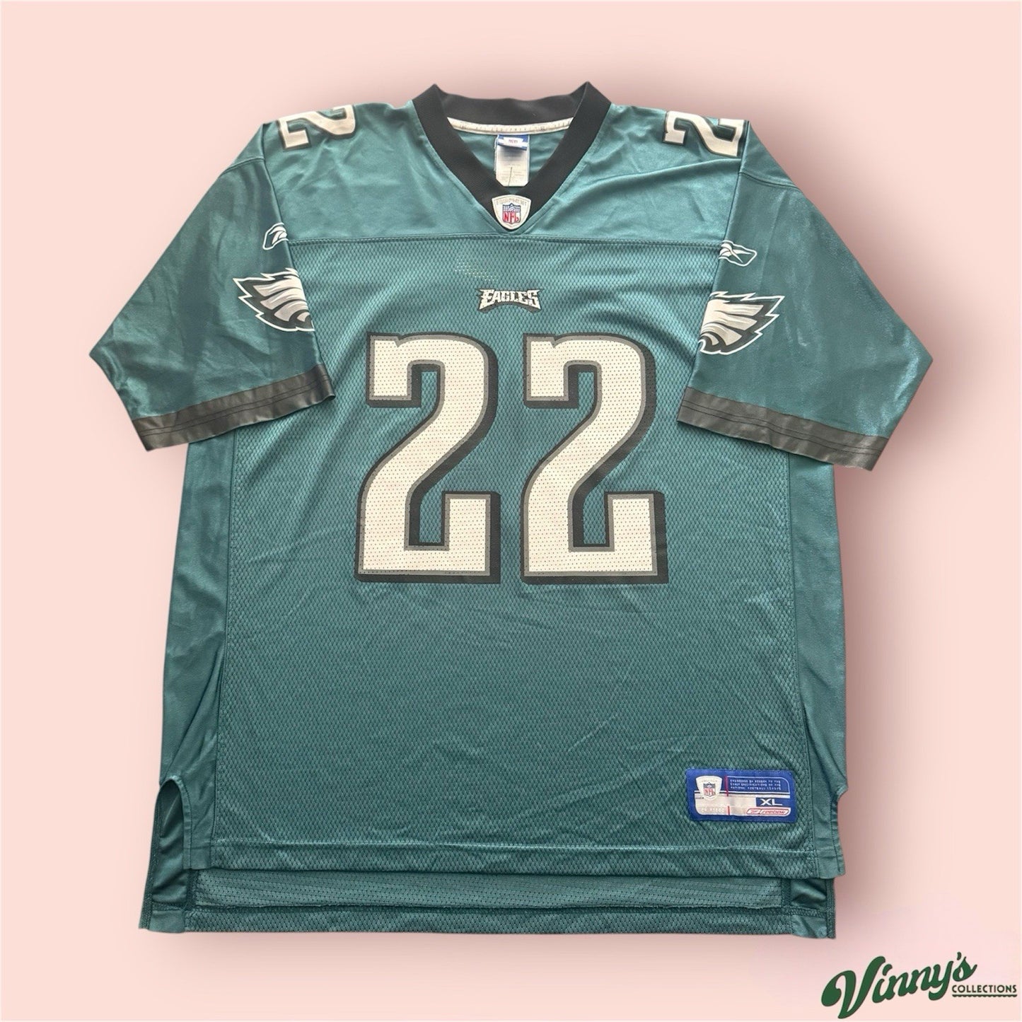 Reebok NFL Philadelphia Eagles Duce Staley Football Jersey Mens XL