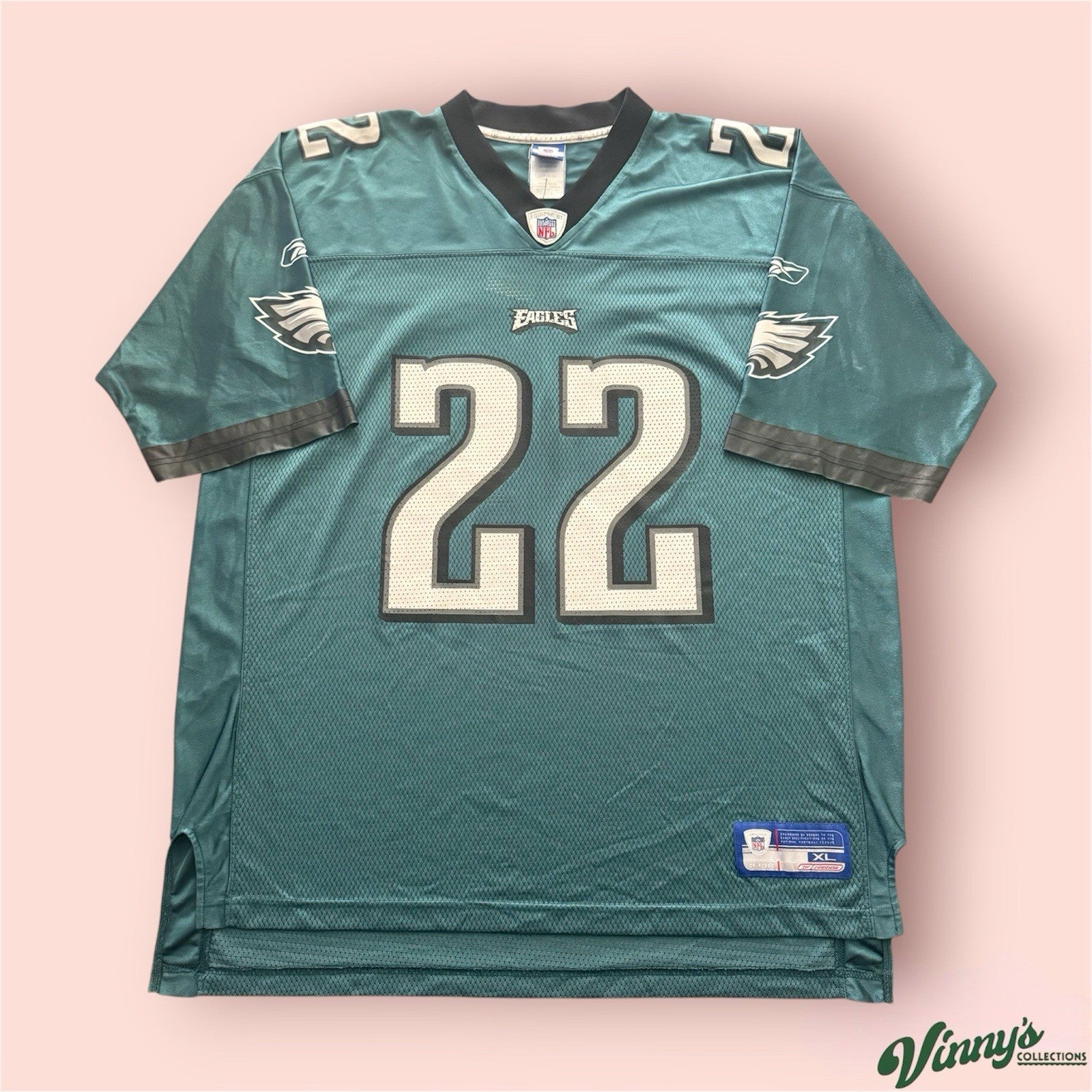 Reebok NFL Philadelphia Eagles Duce Staley Football Jersey Mens XL